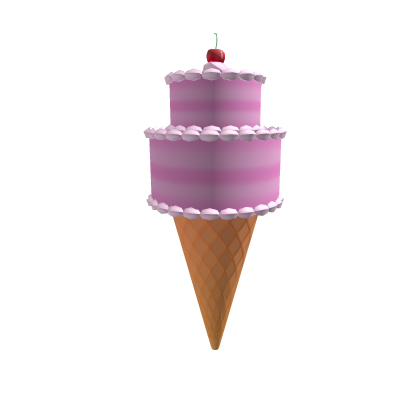 Cake Ice Cream Cone [Strawberry]