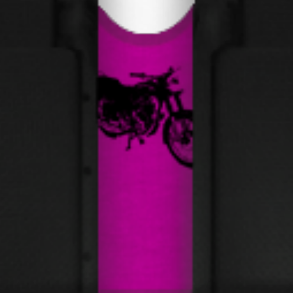 Pink Motorcycle T-Shirt Roblox decal