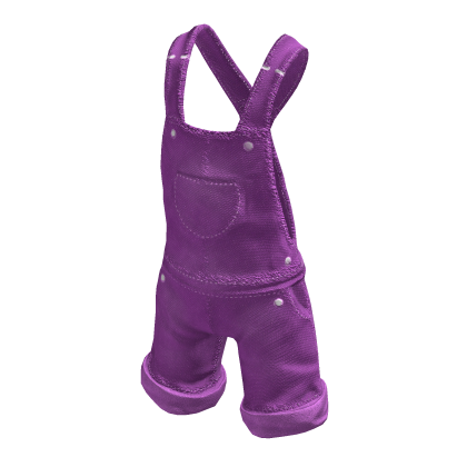 Stylish Short Overalls (Purple)