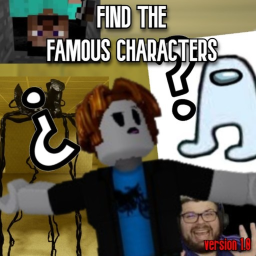 🎮 FIND THE FAMOUS CHARACTERS 🔍