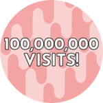 Hundred million visits! Roblox badge thumbnail