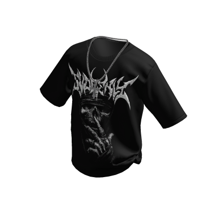 Graphic SVDDENLY T-Shirt Black w/ Cross Chain thumbnail