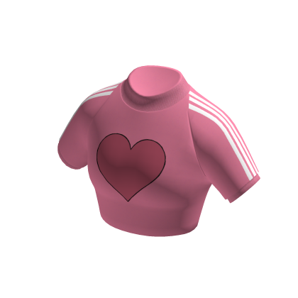 adidas Pink Baby Tee with Hearts