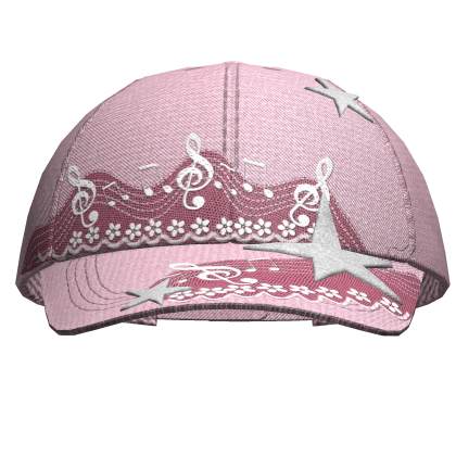 Musical Mori Kei Cap pink