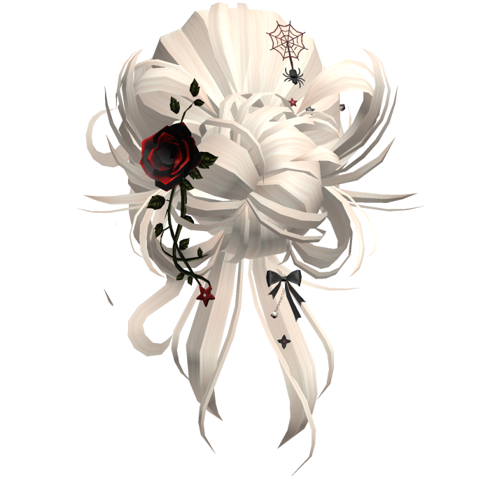 Gothic Messy Rose Thorn Bun (Yellow)