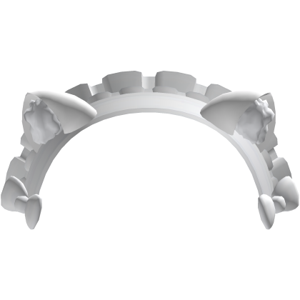 ᰔᩚ : White cat headband