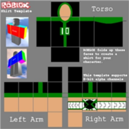 Ben 10 Omniverse Ben shirt for Roxas Roblox decal