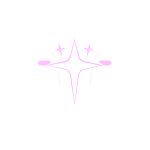 Neon Pink & White Sigil Crown