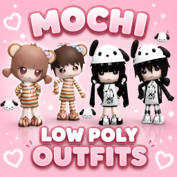 [NEW✨] mochi low poly outfits