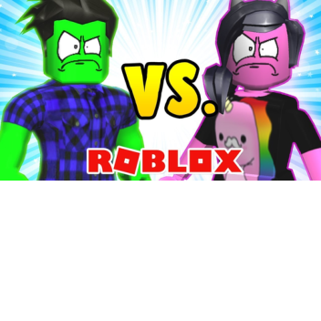 ピンク vs グリーン