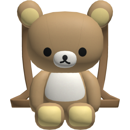 Cute Rilakkuma Bear Plushie Backpack [3.0] Roblox item