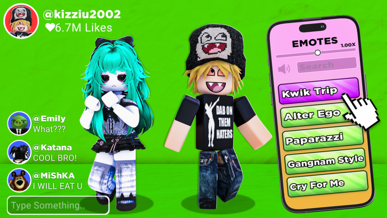 Viral Emotes Testing 2 — Chill, Quick sessions game, with player ...