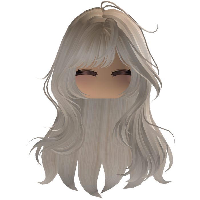 Cute emo y2k hair fluffy (blonde)