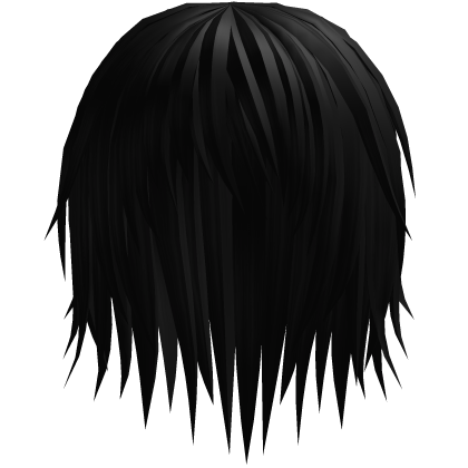 messy emo scene black hair thumbnail