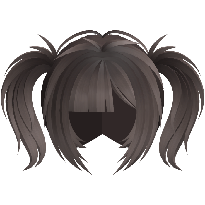 emo vkei moe scene ponytails brown fade