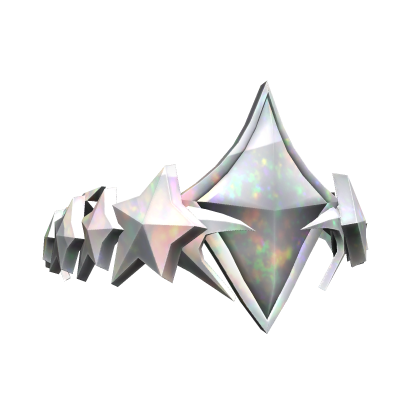 Silver Opalite Crown Roblox item