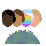 fan group of people