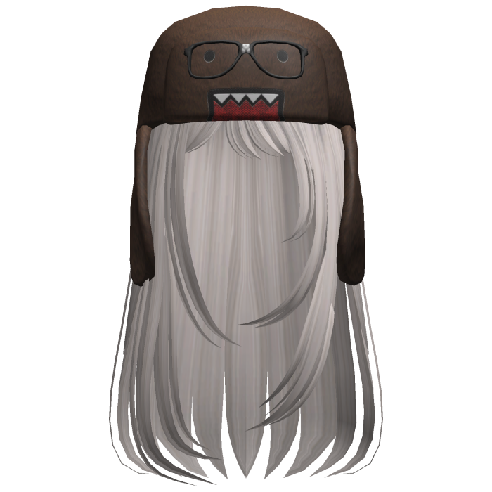 Domo Long Girl Hair Silver V4