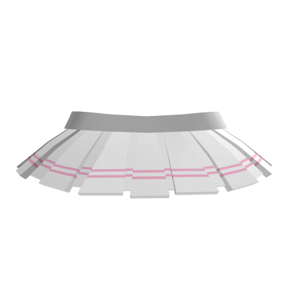 White tennis skirt 3d 2025