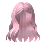 Pink Side Part Beach Waves