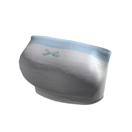 Blue Bow Tube Top thumbnail