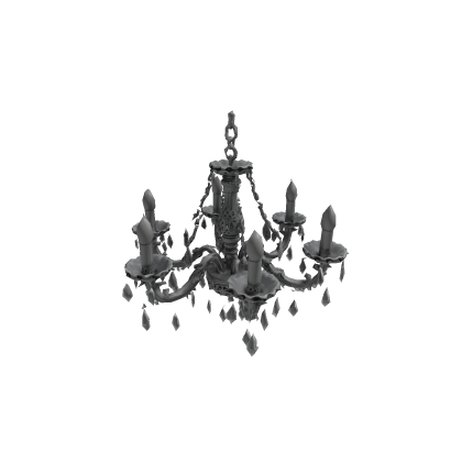 Ornate Gothic Chandelier Dark Victorian Lighting