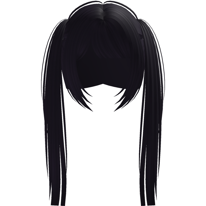 long hime vkei doll pigtails dark purple