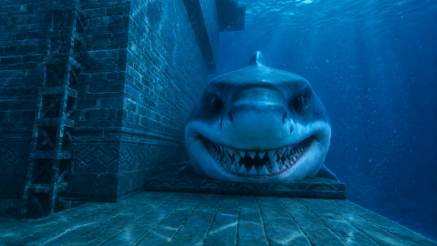 Climb Scary Shark Tower