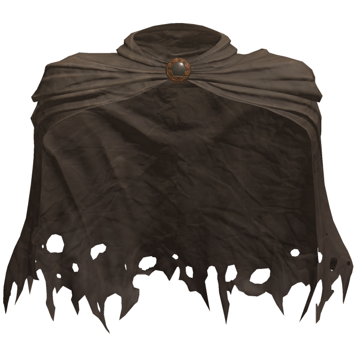 Worn Distressed Brown Paladin Cloak