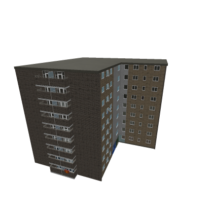 UK Council Block Building – Roleplay Map Exterior