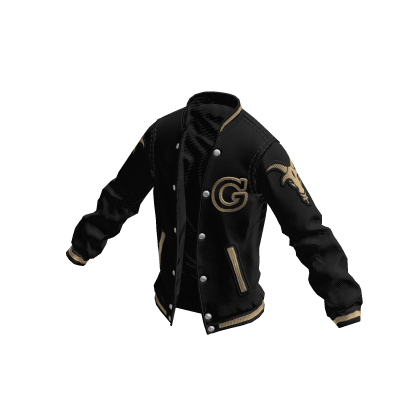 College Jacket | Black Beige
