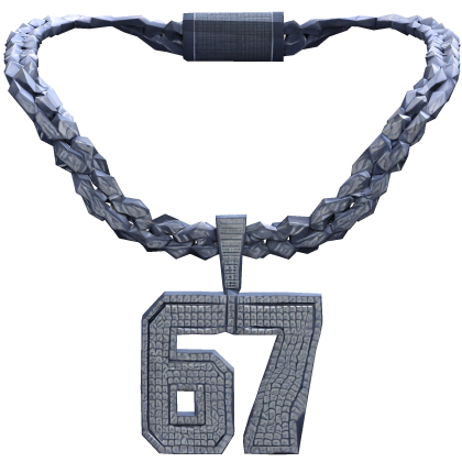 Silver 67 Chain Necklace 3.0 Roblox item