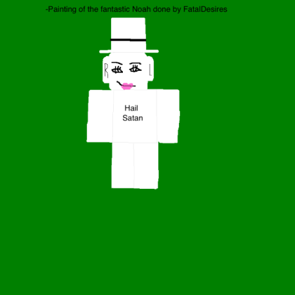 Painting of Noah Roblox decal