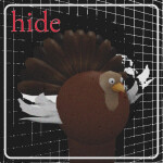 hide from scary turkey