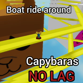 Boat ride around Capybaras No Lag