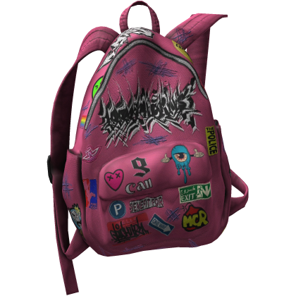 off shoulder graffiti stickers backpack thumbnail