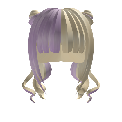 Lavender Vanilla Twin Tails Hair Roblox item
