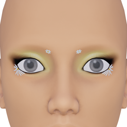 Pastel Yellow Daisy Eyeshadow