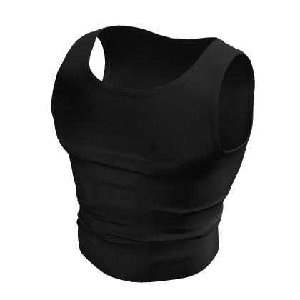 Tight Muscle Tank Top (Black) thumbnail