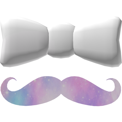 2016 pastel mustash hairclip Roblox item