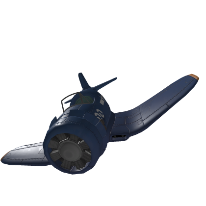 biplane / plane main body blue (monoplane)