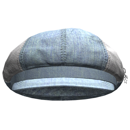 Simple Streetwear Newspaper Cap (Blue)