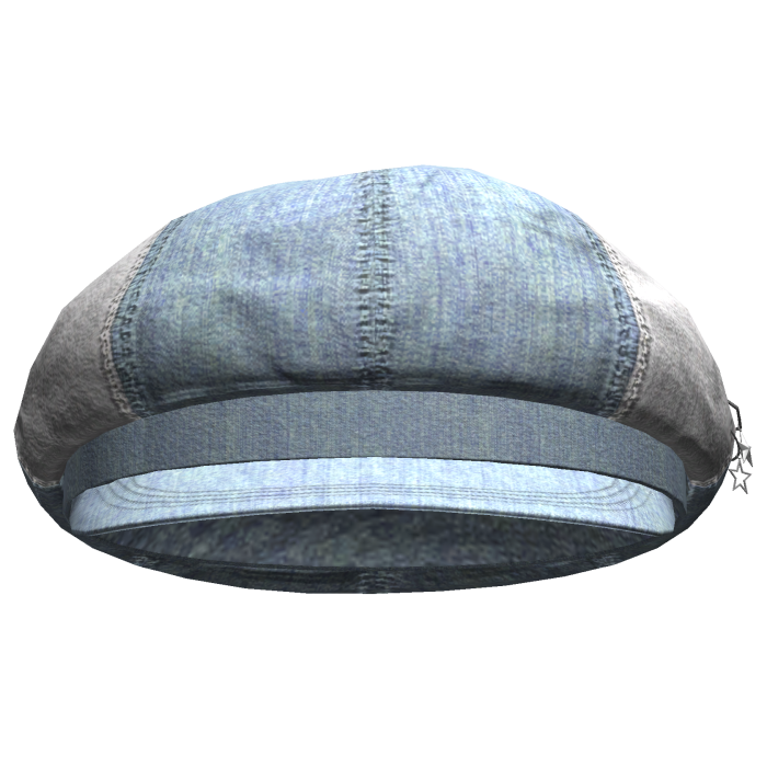 Simple Streetwear Newspaper Cap (Blue)