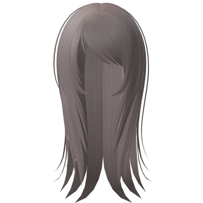 ☆ emo scene messy wispy long hair ash blonde