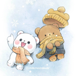Snowy and Teddy Team!
