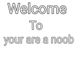 Your are a noob