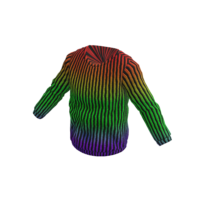 Classic Rainbow Striped Sweater