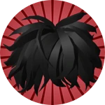 Black Fluffy Messy Hair