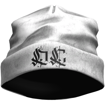 White Worn Winter Beanie