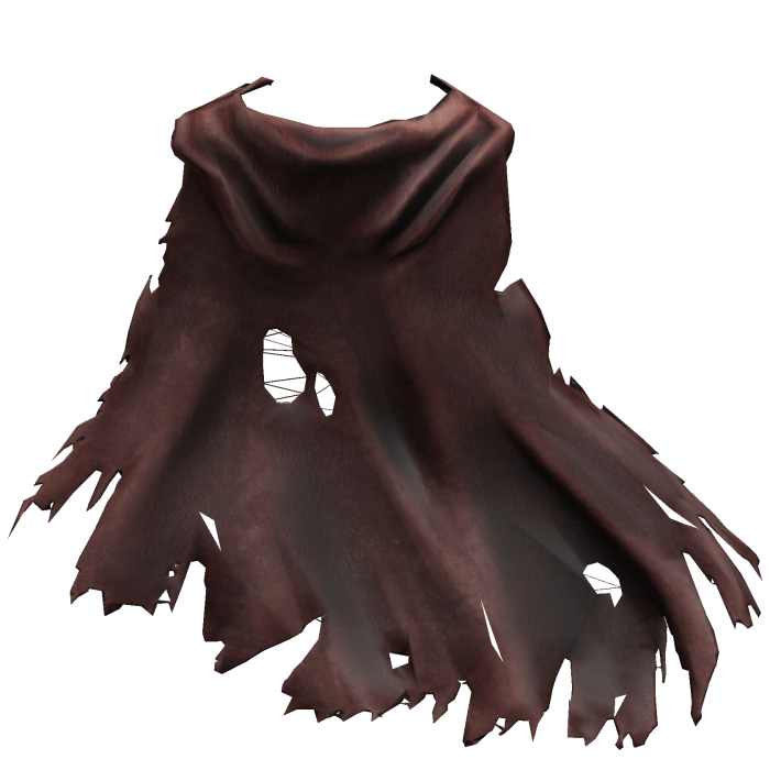 Dark Red Old Windy Traveler Cape